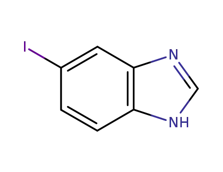 Molecular Structure of 78597-27-0 (5-IODO-1H-BENZIMIDAZOLE)