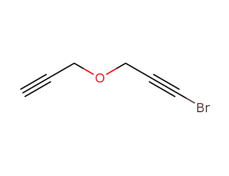 Molecular Structure of 63257-86-3 (1-Propyne, 1-bromo-3-(2-propynyloxy)-)