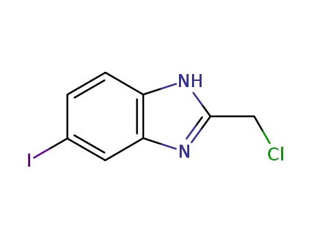2-(chloromethyl)-6-iodo-1H-benzimidazole