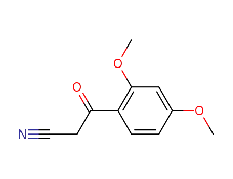 Molecular Structure of 76569-43-2 (2,4-DIMETHOXYBENZOYLACETONITRILE)