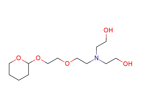 Molecular Structure of 397246-47-8 (Ethanol, 2,2'-[[2-[2-[(tetrahydro-2H-pyran-2-yl)oxy]ethoxy]ethyl]imino]bis-)