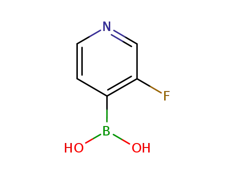 Molecular Structure of 458532-97-3 (3-FLUOROPYRIDINE-4-BORONIC ACID)