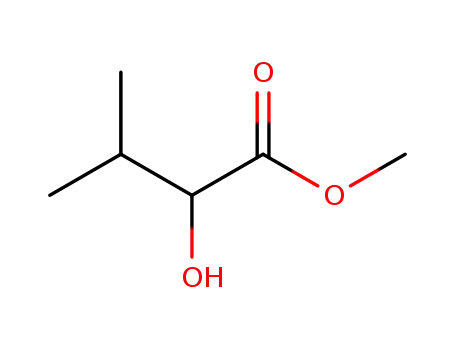 Molecular Structure of 21632-23-5 (Methyl 2-hydroxy-3-methylbutanoate)