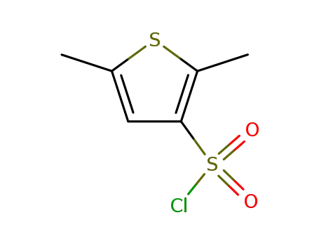 Molecular Structure of 97272-04-3 (2,5-DIMETHYL-3-THIOPHENESULFONYL CHLORIDE)