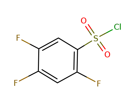 Molecular Structure of 220227-21-4 (2,4,5-Trifluorobenzenesulfonyl chloride)