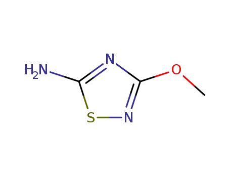 Molecular Structure of 98022-43-6 (5-AMINO-3-METHOXY-1,2,4-THIADIAZOLE)