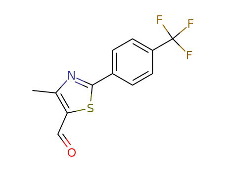 4-Methyl-2-[4-(trifluoromethyl)phenyl]-1,3-thiazole-5-carbaldehyde