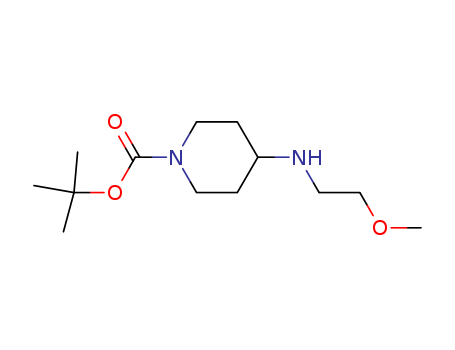 4-(2-METHOXYETHYLAMINO)PIPERIDINE-1-CARBOXYLIC ACID TERT-BUTYL ESTER