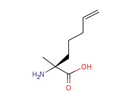 Molecular Structure of 1011309-61-7 ((S)-2-amino-2-methyl-4-pentenoicacid)