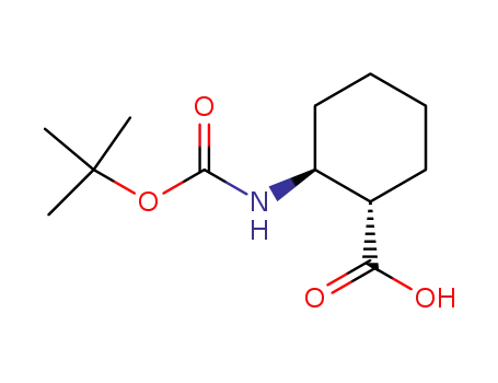 Molecular Structure of 488703-60-2 ((1S,2S)-Boc-2-aminocyclohexane carboxylic acid)