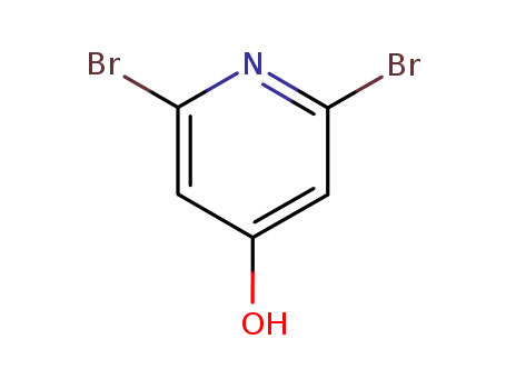 Molecular Structure of 220616-68-2 (2,6-Dibromo-4-hydroxypyridine)