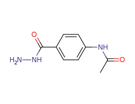 Molecular Structure of 41764-73-2 (N-(4-(HYDRAZINECARBONYL)PHENYL)-ACETAMIDE)