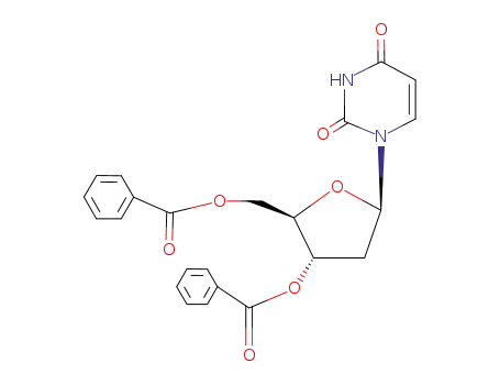 Molecular Structure of 55903-98-5 (Uridine, 2'-deoxy-, 3',5'-dibenzoate)