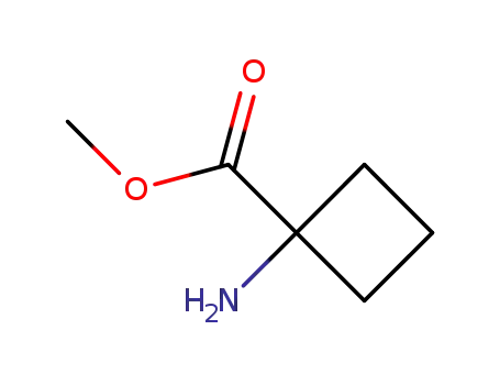 Molecular Structure of 215597-35-6 (1-AMINO-CYCLOBUTANECARBOXYLIC ACID METHYL ESTER)