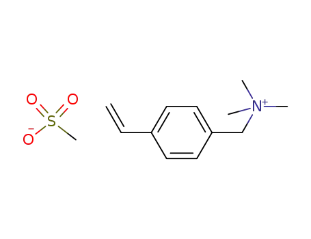 Benzenemethanaminium, 4-ethenyl-N,N,N-trimethyl-, methanesulfonate