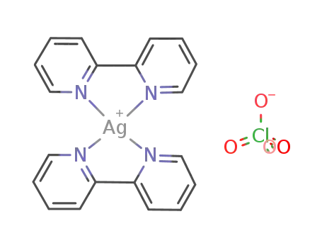 Molecular Structure of 86783-78-0 ({Ag(2,2'-bipyridine)2}ClO<sub>4</sub>)