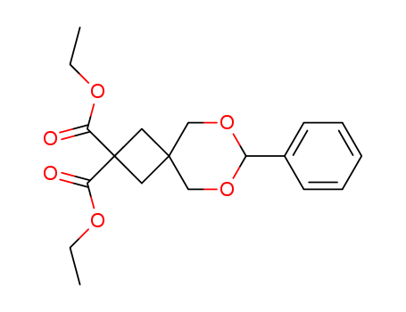 6,8-Dioxaspiro[3.5]nonane-2,2-dicarboxylicacid, 7-phenyl-, 2,2-diethyl ester