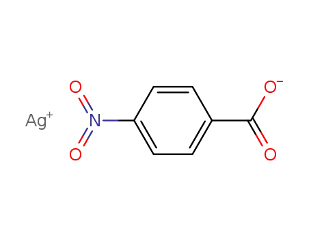 Molecular Structure of 35363-49-6 (Benzoicacid, 4-nitro-, silver(1+) salt (1:1))