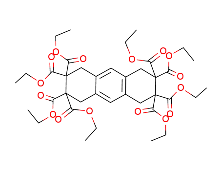 Molecular Structure of 140652-74-0 (2,2,3,3,6,6,7,7(1H,4H)-Anthraceneoctacarboxylic acid, 5,8-dihydro-,
octaethyl ester)