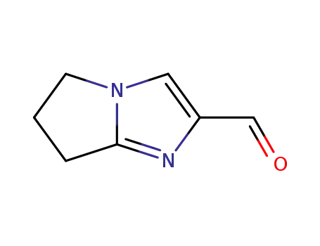 Molecular Structure of 623564-38-5 (5H-Pyrrolo[1,2-a]imidazole-2-carboxaldehyde,6,7-dihydro-(9CI))