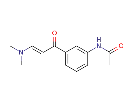 Molecular Structure of 96605-61-7 (N-[3-(3-DIMETHYLAMINO-1-OXO-2-PROPENYL)PHENYL]ACETAMIDE)