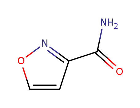 Molecular Structure of 29065-91-6 (3-Isoxazolecarboxamide)