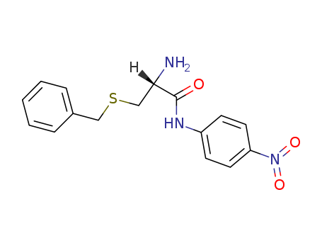Propanamide,2-amino-N-(4-nitrophenyl)-3-[(phenylmethyl)thio]-, (2R)-