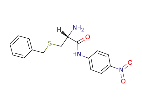 Molecular Structure of 7436-62-6 (H-CYS(BZL)-PNA)