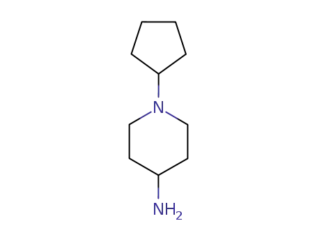 Molecular Structure of 132740-50-2 (1-CYCLOPENTYL-4-AMINOPIPERIDINE)