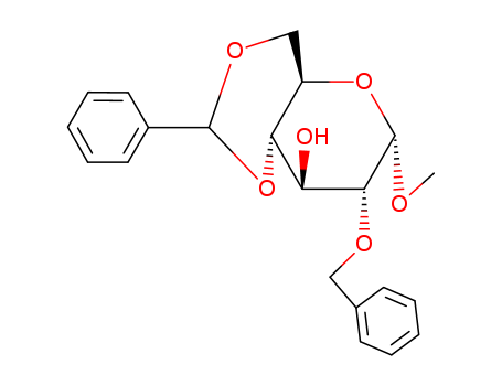 (2-O-BENZYL-4,6-O-BENZYLIDENE) METHYL-A-D-GLUCOPYRANOSIDECAS