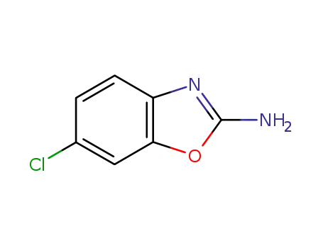 Molecular Structure of 52112-68-2 (6-CHLOROBENZO[D]OXAZOL-2-AMINE)