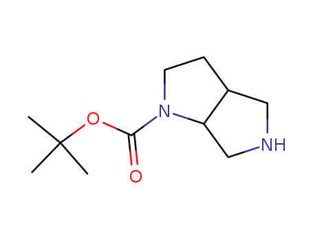Molecular Structure of 185693-02-1 (HEXAHYDRO-PYRROLO[3,4-B]PYRROLE-1-CARBOXYLIC ACID TERT-BUTYL ESTER)