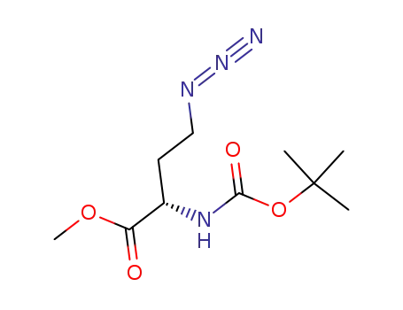 Molecular Structure of 359781-97-8 (N-Boc-2-amino-4-azido-butanoic Acid Methyl Ester)