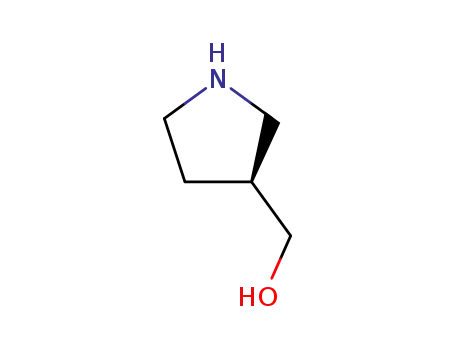 Molecular Structure of 110013-19-9 ((S)-Pyrrolidin-3-ylmethanol)