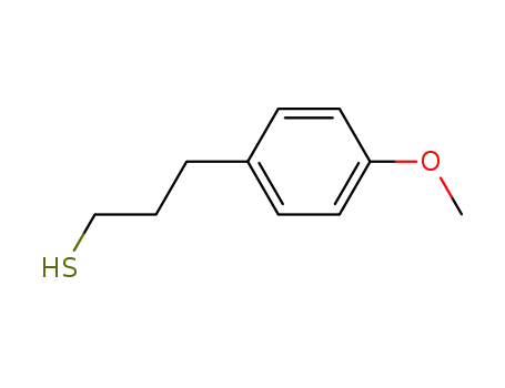 Molecular Structure of 88537-44-4 (3-(4-methoxyphenyl)propane-1-thiol)