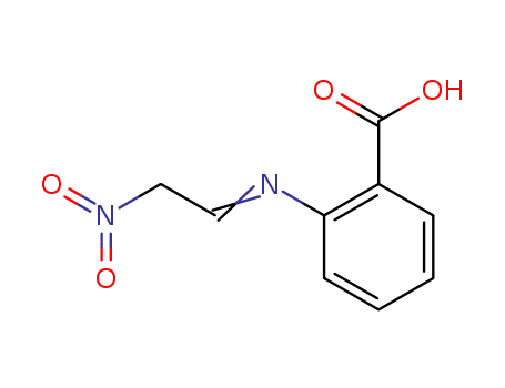 Benzoic acid, 2-[(2-nitroethylidene)amino]- (9CI)