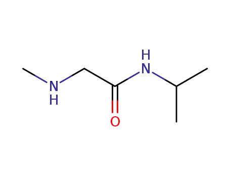 Molecular Structure of 51489-14-6 (N-ISOPROPYL-2-(METHYLAMINO)ACETAMIDE)