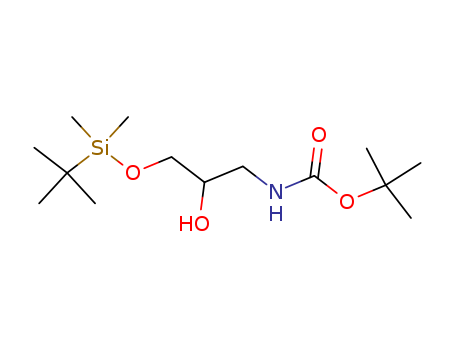 tert-butyl 3-(tert-butyldimethylsilyloxy)-2-hydroxypropylcarbamate(195197-94-5)