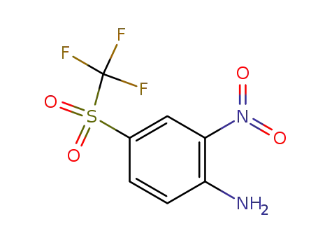 Molecular Structure of 400-23-7 (2-NITRO-4-(TRIFLUOROMETHYLSULFONYL)ANILINE)