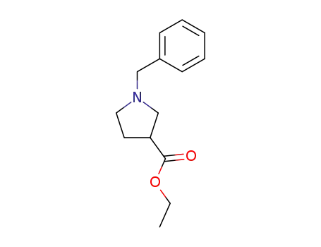Molecular Structure of 5747-92-2 (Ethyl 1-benzylpyrrolidine-3-carboxylate)