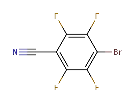 Molecular Structure of 17823-40-4 (4-BROMO-2,3,5,6-TETRAFLUOROBENZONITRILE)