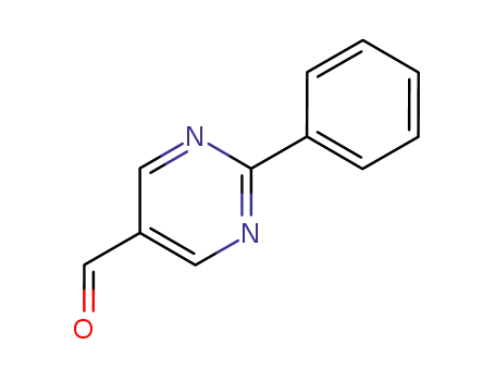 Molecular Structure of 130161-46-5 (2-Phenylpyrimidine-5-carboxaldehyde)