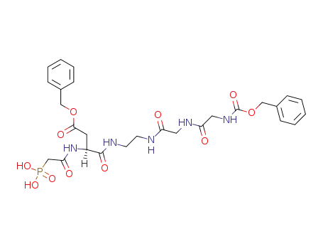 Glycinamide,
N-[(phenylmethoxy)carbonyl]glycyl-N-[2-[[1,4-dioxo-4-(phenylmethoxy)-2
-[(phosphonoacetyl)amino]butyl]amino]ethyl]-, (S)-