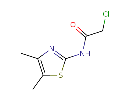 Molecular Structure of 50772-54-8 (2-CHLORO-N-(4,5-DIMETHYL-1,3-THIAZOL-2-YL)ACETAMIDE)