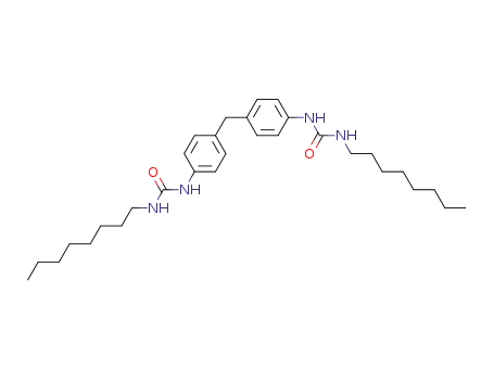 Molecular Structure of 122886-55-9 (1-octyl-3-[4-[[4-(octylcarbamoylamino)phenyl]methyl]phenyl]urea)