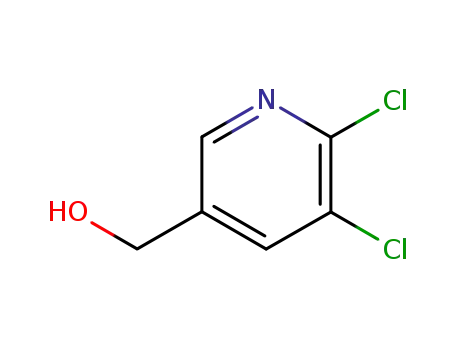 Molecular Structure of 54127-30-9 (5,6-DICHLORO-3-PYRIDINEMETHANOL)