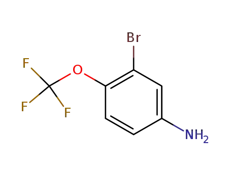 Molecular Structure of 191602-54-7 (3-BROMO-4-(TRIFLUOROMETHOXY)ANILINE)
