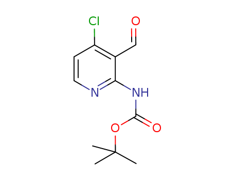 TERT-BUTYL 4-CHLORO-3-FORMYLPYRIDIN-2-YLCARBAMATE
