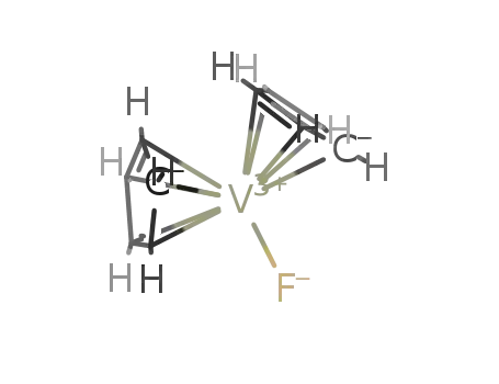 Molecular Structure of 942422-03-9 ((fluoro)bis(cyclopentadienyl)vanadium)