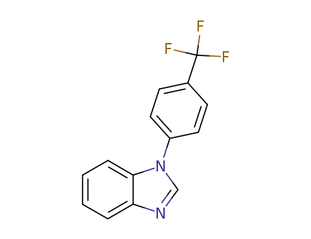 Molecular Structure of 870450-93-4 (1-(4-TRIFLUOROMETHYLPHENYL)-1H-BENZOIMIDAZOLE)